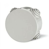 Puszka LUCA fi60x35mm z dławikami kablowymi i wciskaną pokrywą, IP44, RAL 7035 szara, M008000000 | M008000000 ABB