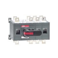Przełącznik (I-0-II) 400A, 3P, napęd z przodu, z wałkiem i czarną rączką IP65, OT400E13CP | 1SCA022777R0500 ABB