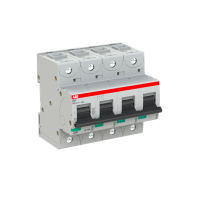 Wyłącznik nadprądowy 4P D 10A 50kA, S804S-D10 | 2CCS864001R0101 ABB