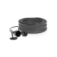 Przedłużacz jednogniazdowy warszatatowy PROFESSIONAL, IP44 16A H05RR-F 3X1,5, 20m, czarny  | W-97022 Plastrol