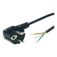 Przewód przyłączeniowy z wtyczką kątowa UniSCHUKO , 3x1,5, OMY żo, 1,8m, biały PP-50/1,8M/3X1,5/OMY | W-98206 Plastrol