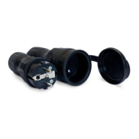 Zestaw przyłączeniowy EXTREM wtyczka WT-54 + gniazdo GN-54, IP54, czarny ZWG-54 | W-98003 Plastrol