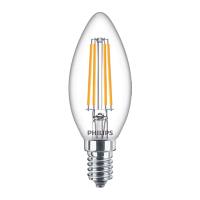 Lampa LED Classic LED Candle ND 6.5-60W B35 E14 840 CL | 929002028102 Philips