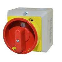 Łącznik krzywkowy S16 JPUM1101 A6R z kłódką w obudowie, 16A, 0-1, 1 faza | T0-ŁS16JPUM1101A6R Promet