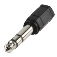 Adapter Jack 3,5mm gniazdo Jack 6,35mm wtyk stereo | AC-007 Inny