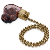 Wyłącznik łańcuszkowy złoty W-96586 | W-96586-dubel Plastrol