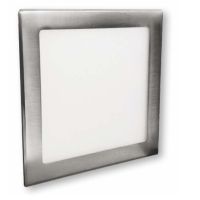 Oprawa LED Downlight p/t LED60 VEGA-S mat chrom 12W IP20 850lm 3000K WW kwadratowa | GXDW081 Grelux