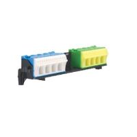 Wspornik uniwersalny Z z 2 x 18 zaciskami PE/N w technologii Quick-Connect, poziomy | FZ382 Hager