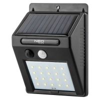 Lampa solarna ścienna 20 SMD LED 250lm | 99-055 NEO TOOLS