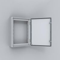 Obudowa metalowa n/t 600x600x210 IP66 bez płyty montażowej drzwi pojed. RAL7035 MAS0606021PER5 | MAS0606021PER5 Hoffman (Eldon)