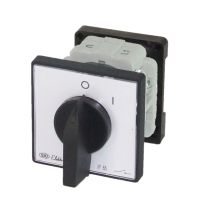 Łącznik krzywkowy 0-1 włącz-wyłącz 1P 16A z płytką przednią na szynę IP65 TH ŁUK 16-54 921646 | 921646 Elektromet