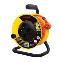 Przedłużacz bębnowy 3x2,5, przewód 10m | PZB1-40-10G/2,5 Elgotech
