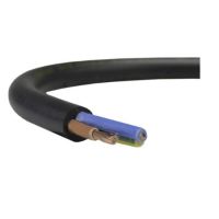 Przewód mieszkaniowy H03VV-F (OMY) 2x0,75 300/300V czarny  BĘBEN | WCB4002C005BA0O-B Eltrim