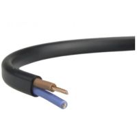 Przewód mieszkaniowy H03VVH2-F (OMYP) 2x1 300/300V czarny BĘBEN | WCB4102D005BA0O-B Eltrim