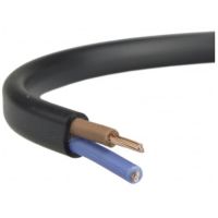 Przewód mieszkaniowy H03VVH2-F (OMYP) 2x0,75 300/300V czarny BĘBEN | WCB4102C005BA0O-B Eltrim