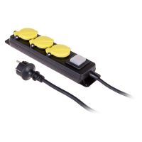 Przedłużacz warsztatowy 3x230V IP44 H05RR-F 3G1,5 5m PS-370WS/44/1,5/5 | W-99486 Plastrol