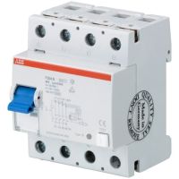 Wyłącznik różnicowo-prądowy F204 B+ 40/0,03 4P 40A 30mA B | 2CSF204701R3400 ABB