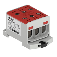 Zacisk uniwersalny, złączka OTL50-3 czerwona, 3xAl/Cu 1,5-50mm2 1000V, MAA3050R10 | MAA3050R10 Morek