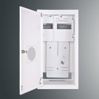 Rozdzielnica p/t licznikowa RW 12NN T3F + 11S 577x288x220 pełne drzwi z płytą IP30 RAL9003 | RW 12NN T3F + 11S Kubiak