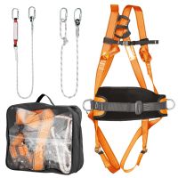 Zestaw asekuracyjny z pasem biodrowym i amortyzatorem | 97-102 NEO TOOLS