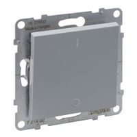 Łącznik 2-biegunowy 10 AX 250 V zaciski śrubowe, aluminium, Suno | 721302 Legrand