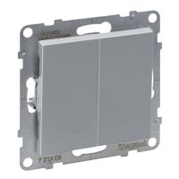 Łącznik świecznikowy 10 AX 250 V zaciski automatyczne, aluminium, Suno | 721305 Legrand