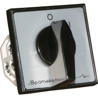 Łącznik krzywkowy 15A, mocowanie do pulpitu, szaro-czarny | ŁK15-6.8645\P03 Spamel