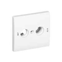 Element centralny do gniazda antenowego 2-wyjściowego RTV, uniwersalny śruba, grafit, Apolo 5000 | 50686TGR Efapel