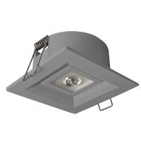 Oprawa LOVATO P ECO LED IP20 1W (opt. Korytarz) 3h jednozadaniowa szara | LVPC/1W/E/3/SE/X/GR Awex