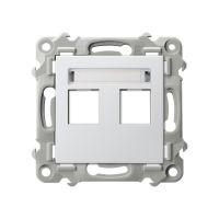 Obudowa gniazda podwójnego biały SZAFIR | GPK-2Z/p/00 Ospel