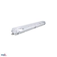 Oprawa hermetyczna EMPTY 2x18W pusta pod tuby LED 2x60cm IP65 | C11-OHT-060-2KP Bemko