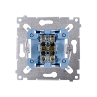 Przycisk roletowy trójpozycyjny 1-0-2 mechanizm, 10 A, 250 V~, szybkozłącza Simon 55 | SZP1KM Kontakt Simon