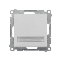 Oprawa oświetleniowa LED 230 V (1,1 W). Barwa zimna biała 5900 K, Aluminium mat Simon 55 | TOS5K.01/143 Kontakt Simon