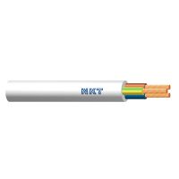 Przewód warsztatowy H05VV-F (OWY) 3x4,0 żo 300/500V biały KRĄŻEK | 160063014C0100 Nkt