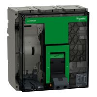 Wyłącznik, ComPacT NS1250H, 70kA przy 415VAC, 3P, stacjonarny, sterowanie ręczne, MicroLogic 5.0, 12 | C125H350FM Schneider Electric