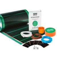 Zestaw folii grzewczej HD-G 80 W/m2, szer. 50 cm - BEZ TERMOSTATU - konektor BX - 10m2 | Z/GRN40/BT/BX/20 Heat Decor