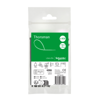 Opaska kablowa 100x2.5 mm (100 sztuk), Thorsman, czarna | IMT46402 Schneider Electric