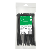 Opaska kablowa 200x4.8 mm (100 sztuk), Thorsman, czarna | IMT46412 Schneider Electric