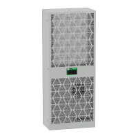 Klimatyzator boczny, Climasys CU, 1k2W, 230V, 50/60Hz, IP55, Modbus | NSYCU1K2DG Schneider Electric