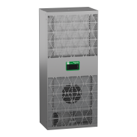 Klimatyzator boczny, Climasys CU, Stal nierdzewna, 1kW, 2P, 400/460V, 50/60Hz, IP55, Modbus | NSYCUX1K2P4DG Schneider Electric
