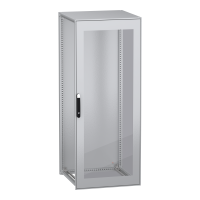 Obudowa modułowa stojąca, PanelSeT SFN, stal dekarbonizowana drzwi transparentne 2000x800x800mm IP55 | NSYSFN20880T Schneider Electric