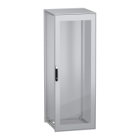 Obudowa modułowa stojąca, PanelSeT SFN, stal dekarbonizowana drzwi transparentne 2200x800x800mm IP55 | NSYSFN22880T Schneider Electric