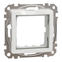 Adapter modułów 45x45mm (bez pazurów montażowych), Sedna Design, biały | SDD111907 Schneider Electric