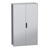Obudowa modułowa stojąca, PanelSeT SFN, stal dekarbonizowana, 2000x1200x400mm, drzwi podwójne, IP55 | NSYSFN2012402D Schneider Electric