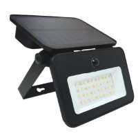 Naświetlacz solarny LED z czujnikiem 8W 900lm 3000/4000/6500K IP65 3.7Vx2200mAh regulowany | LGS014TS BestService
