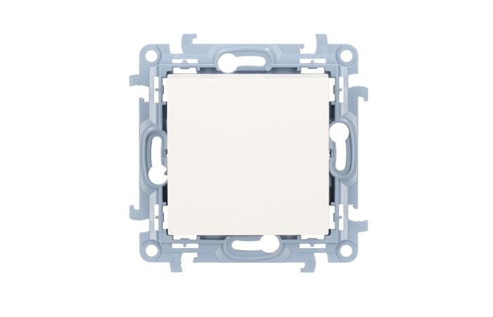 Łącznik jednobiegunowy 10AX 250V, szybkozłącza, biały, Simon 10