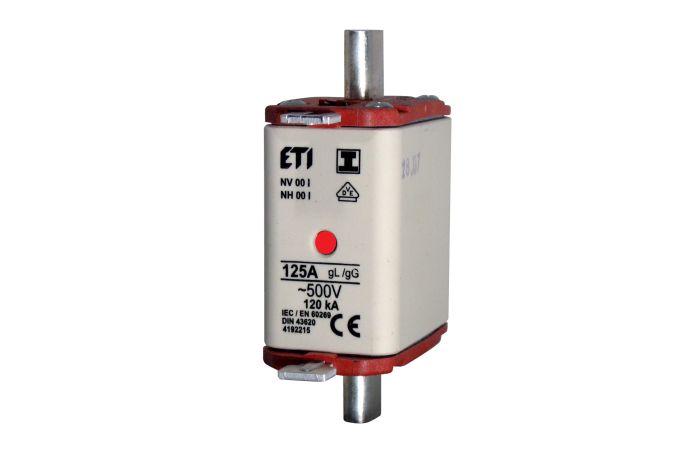 Wkładka topikowa przemysłowa Kombi NH00 80A gG 500V WT-00 (zwłoczna) | 004182213 Eti
