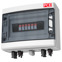 Rozdzielnice PV BOX seria SOL-LINE zestaw PV 2*D01 16A+2*OCHR-DC T1/T2 IP54 | 90PV001 PCE