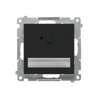 Oprawa oświetl LED 14 V* z czujnikiem ruchu (0,62 W). Barwa neutralna 4200 K, Czarny mat Simon 55 | TOSC4K14.01/149 Kontakt Simon