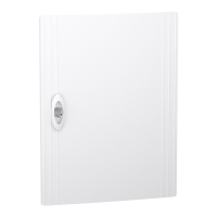 Drzwi do obudowy PrismaSeT XS DPSXS-2-13-B, drzwi białe, 2 rzędy, 13 modułów w rzędzie | LVSXDP213 Schneider Electric